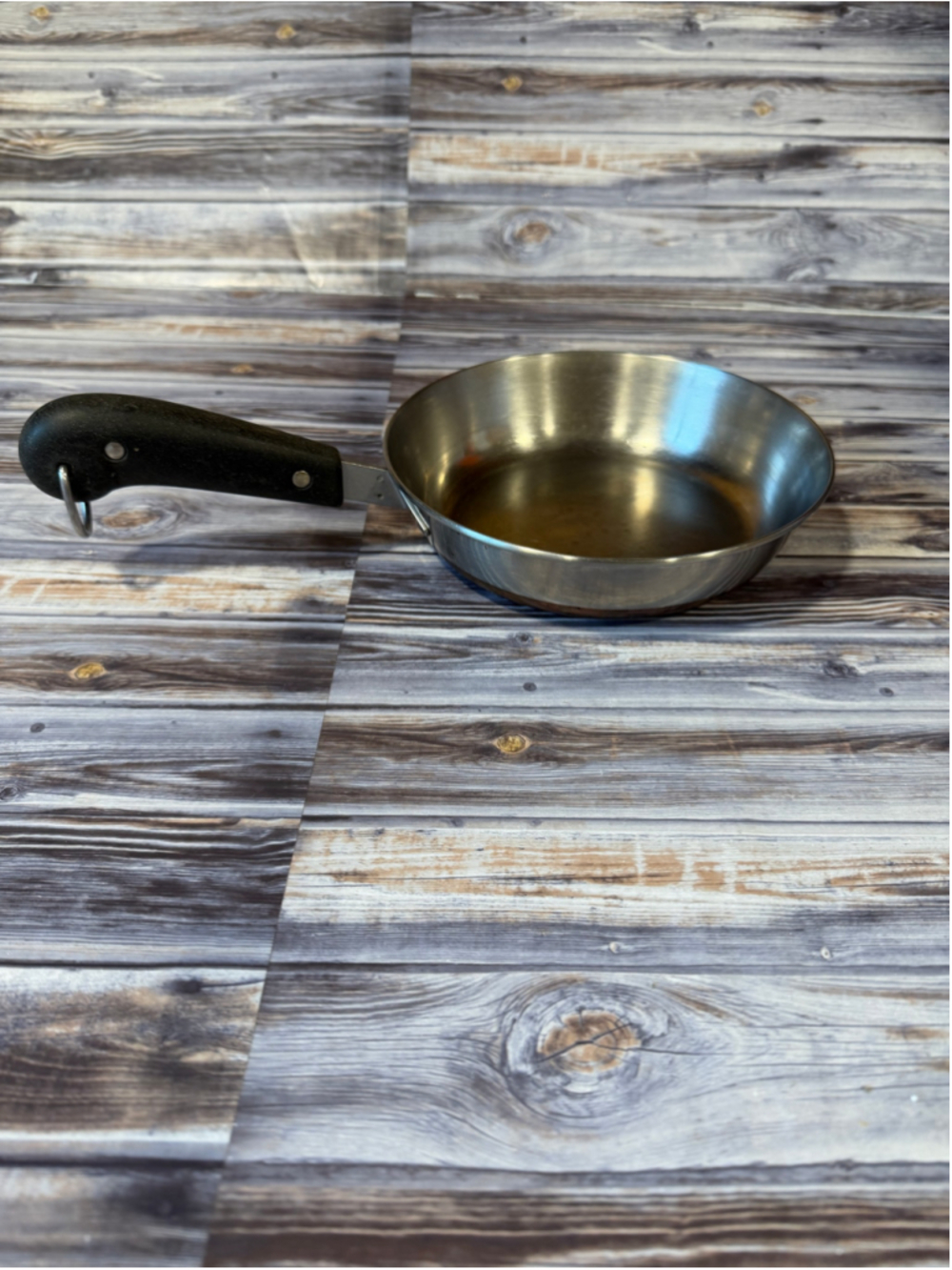 Revere ware copper bottom small 7 inch skillet made in the USA